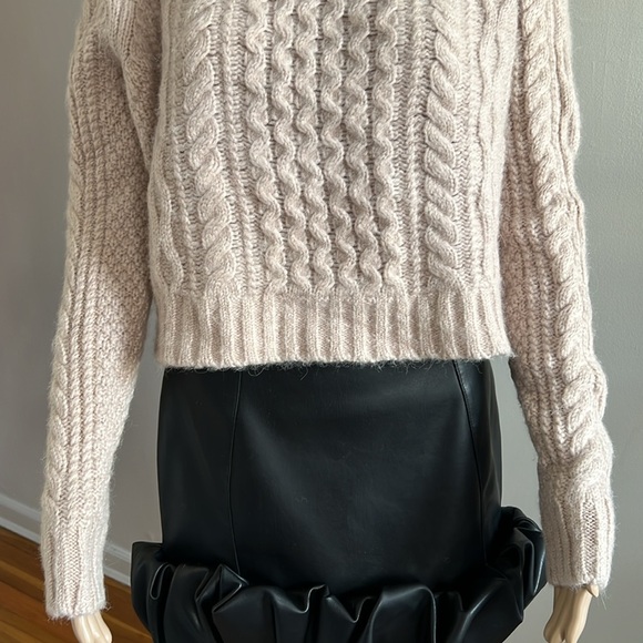 Jenni Kayne Cream Cable Knit Sweater - Picture 5 of 12